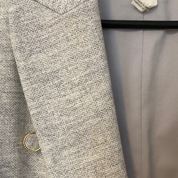 Club Monaco Gray Double-Breasted Vest with Gold Buttons - Picture 14 of 14